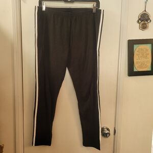 Womes Legging Pants with White Stripes